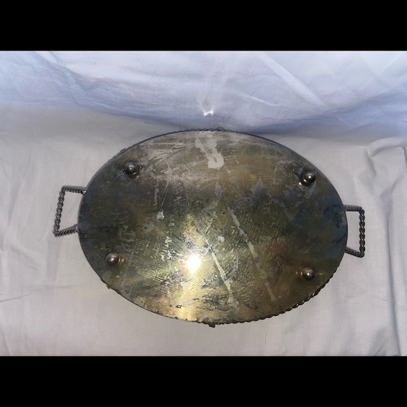 Sterling silver plated tray - Picture 4 of 4
